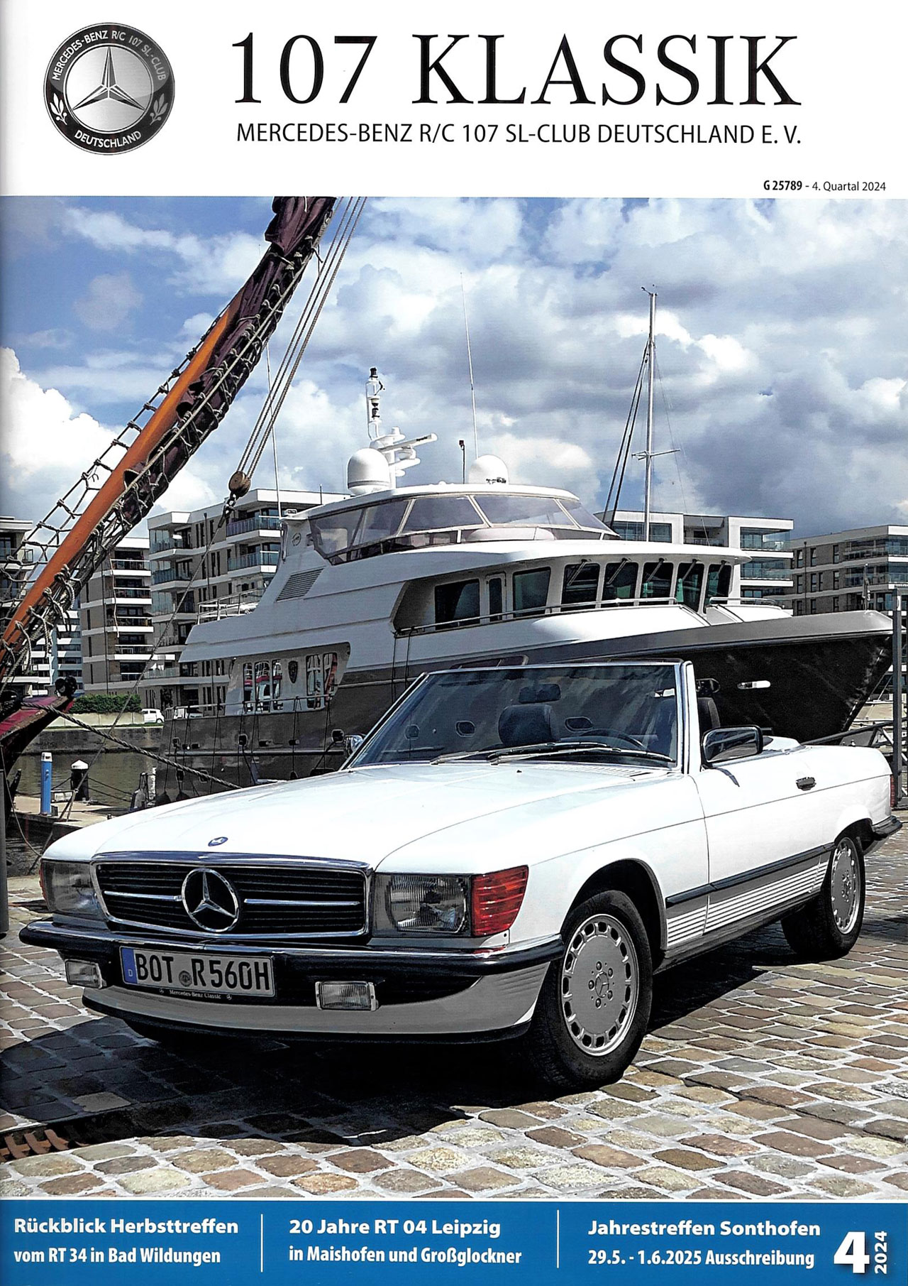 Mercedes Benz 107SL Clubmagazin 4/2024