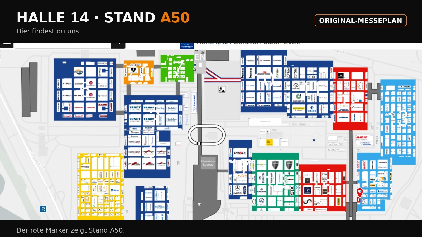 Caravan Salon Düsseldorf 2026 – Halle 14, Stand A50 – Rostschutzklinik