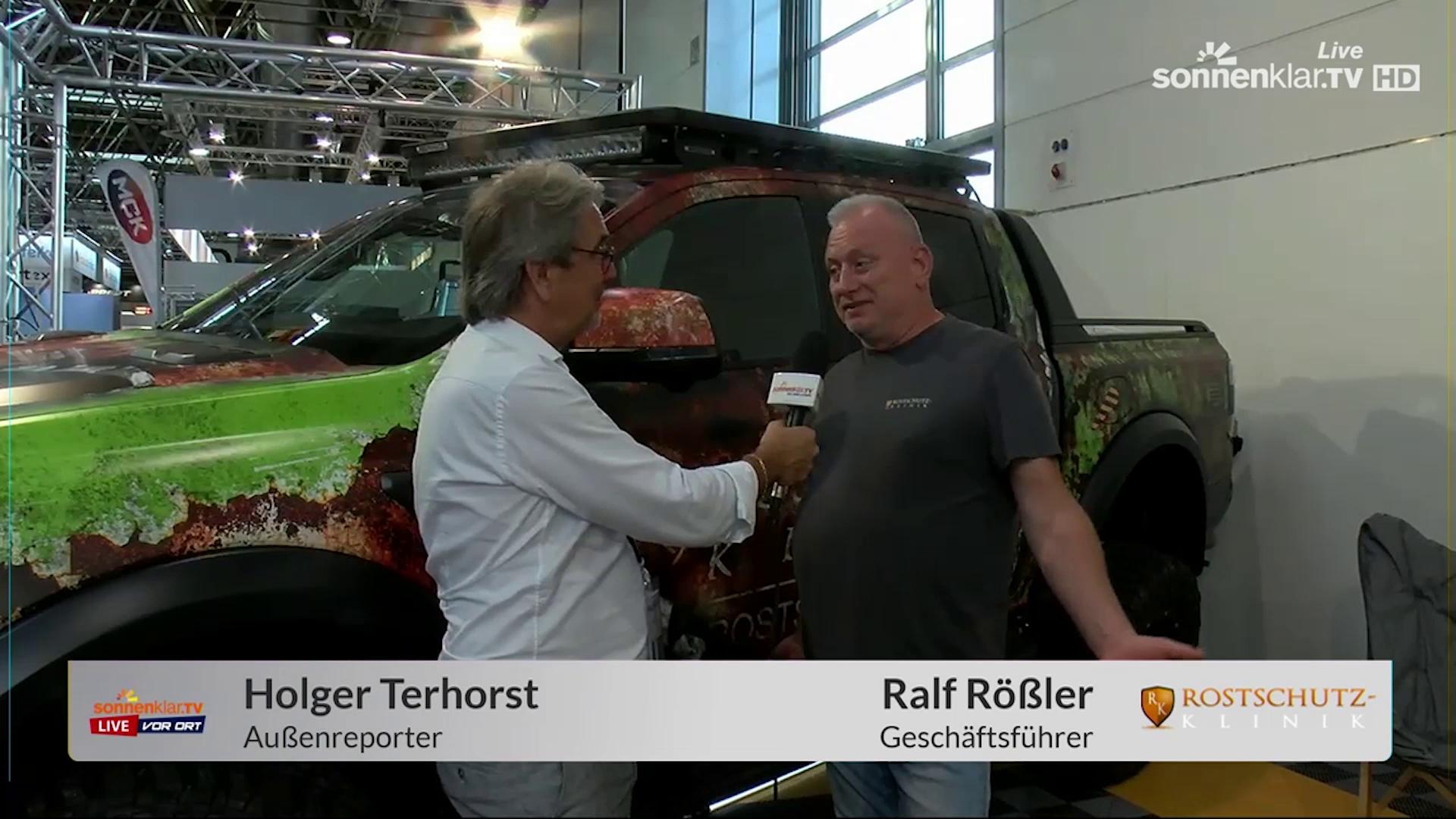 Rostschutzklinik im Interview mit Sonnenklar.tv: Ein Highlight unter den Ausstellern des Caravan Salon Düsseldorf